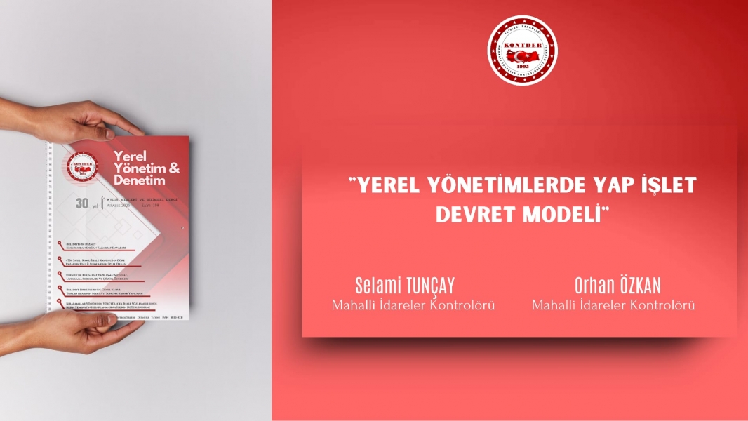 Yerel Yönetimlerde Yap İşlet Devret Modeli